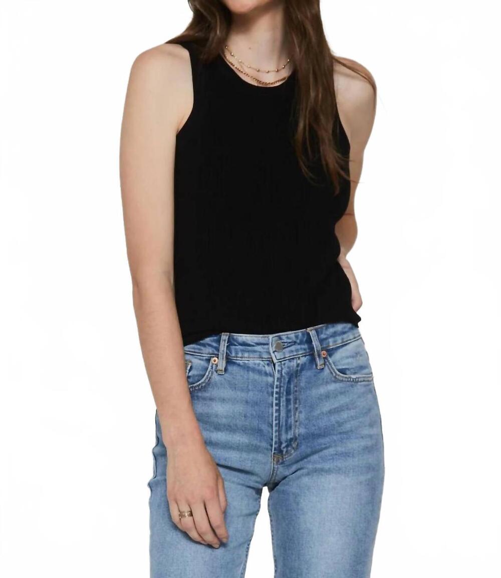 NEW ANOTHER LOVE cora tank top in black